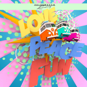 VOLKSWAGEN LOOKBOOK 4 / LOVE & PEACE: DIE AUSSTELLUNG IM VOLKSWAGEN AUTOMUSEUM VW Illustrationen Konzept Design für Messen