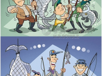 Fishers cartoon