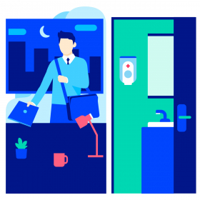 Erklärfilm Produktion, Vektor Illustrationen Erklärfilm Produktion, Vektor Illustrationen