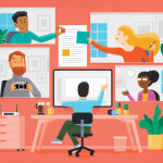 Erklärfilm Produktion, Vektor Illustrationen