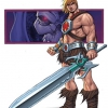 HE MAN SKETCH COLOURED by deemonproductions