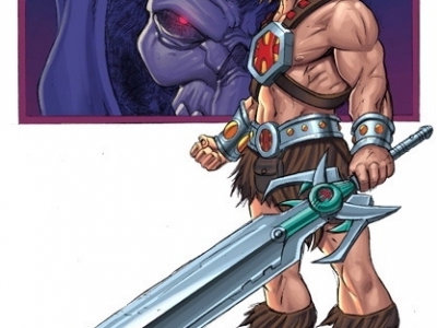 HE MAN SKETCH COLOURED by deemonproductions