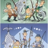 Fishers cartoon