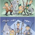 Fishers cartoon