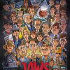 Karikatur JAWS / Der Weisse Hai - Cast