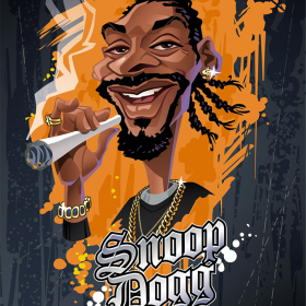 Karikatur Snoop Dogg Karikatur Snoop Dogg