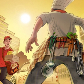 Pizza shoot out Pizza shoot out