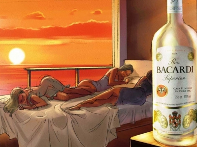 Bacardi morning party