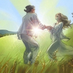 Dancing in the grass