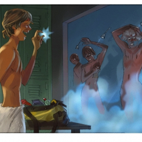 Nintendo ds shower scene Nintendo ds shower scene