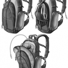 Bicycle pack Bicycle pack