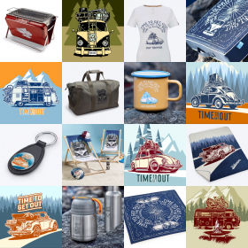 Konzept und Illustrationen zu dem VW Lookbook Konzept und Illustrationen zu dem VW Lookbook