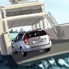 Car on a ferry