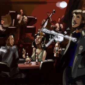 Playing jazz Playing jazz