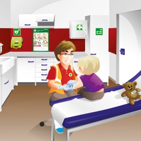 Corona Hand Desinfektion, Visual für Kinder Corona Hand Desinfektion, Visual für Kinder